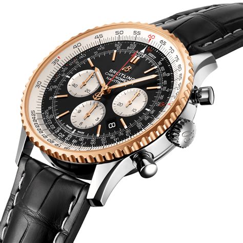 breitling navitimer brown leather mens watches|Breitling Navitimer 46mm price.